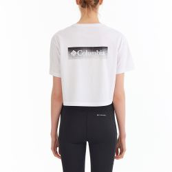 Columbia CS0317 CSC W Framed Halftone Logo SS Tee Kadın Tshirt - 2