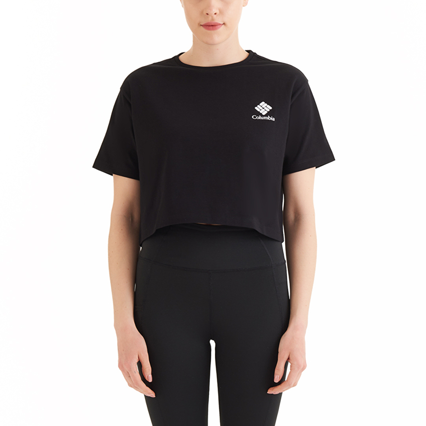 Columbia CS0317 CSC W Framed Halftone Logo SS Tee Kadın Tshirt - 1