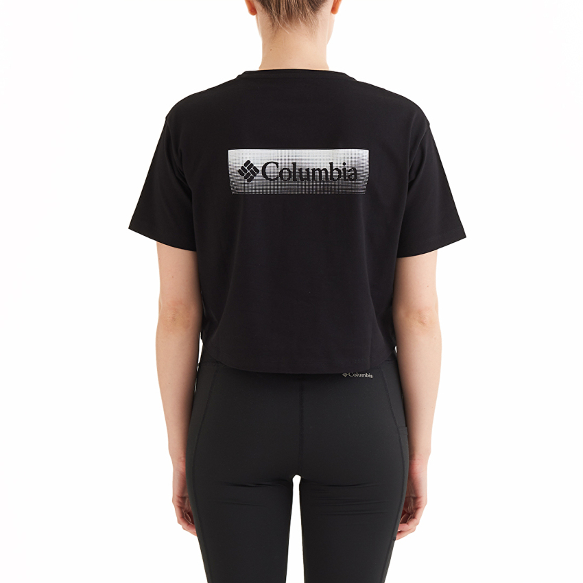 Columbia CS0317 CSC W Framed Halftone Logo SS Tee Kadın Tshirt - 2