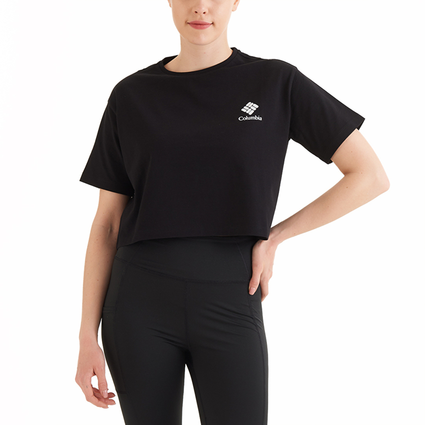 Columbia CS0317 CSC W Framed Halftone Logo SS Tee Kadın Tshirt - 4