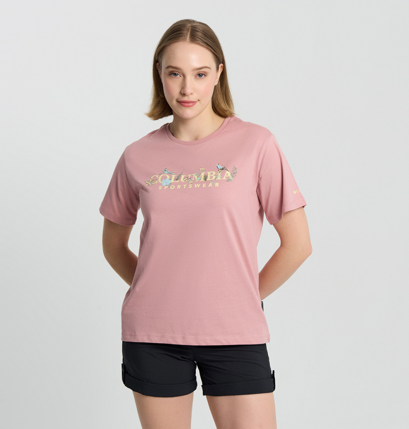 Columbia CS0427 CSC W Outback Critters 2 SS Tee Kadın Tshirt - 4