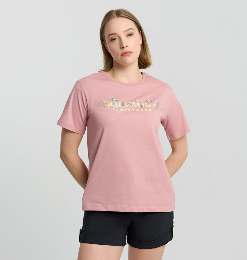 Columbia CS0427 CSC W Outback Critters 2 SS Tee Kadın Tshirt - 6