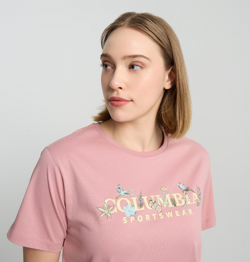 Columbia CS0427 CSC W Outback Critters 2 SS Tee Kadın Tshirt - 7