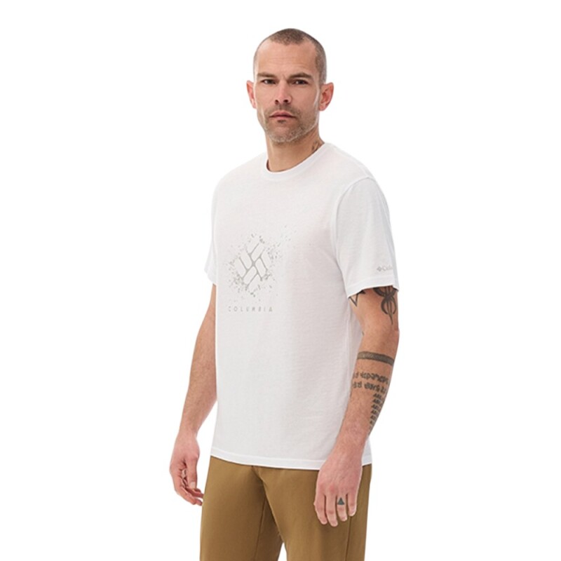 Columbia CS0480 CSC M Splatter Gem SS Tee Beyaz Erkek Tshirt - Columbia (1)