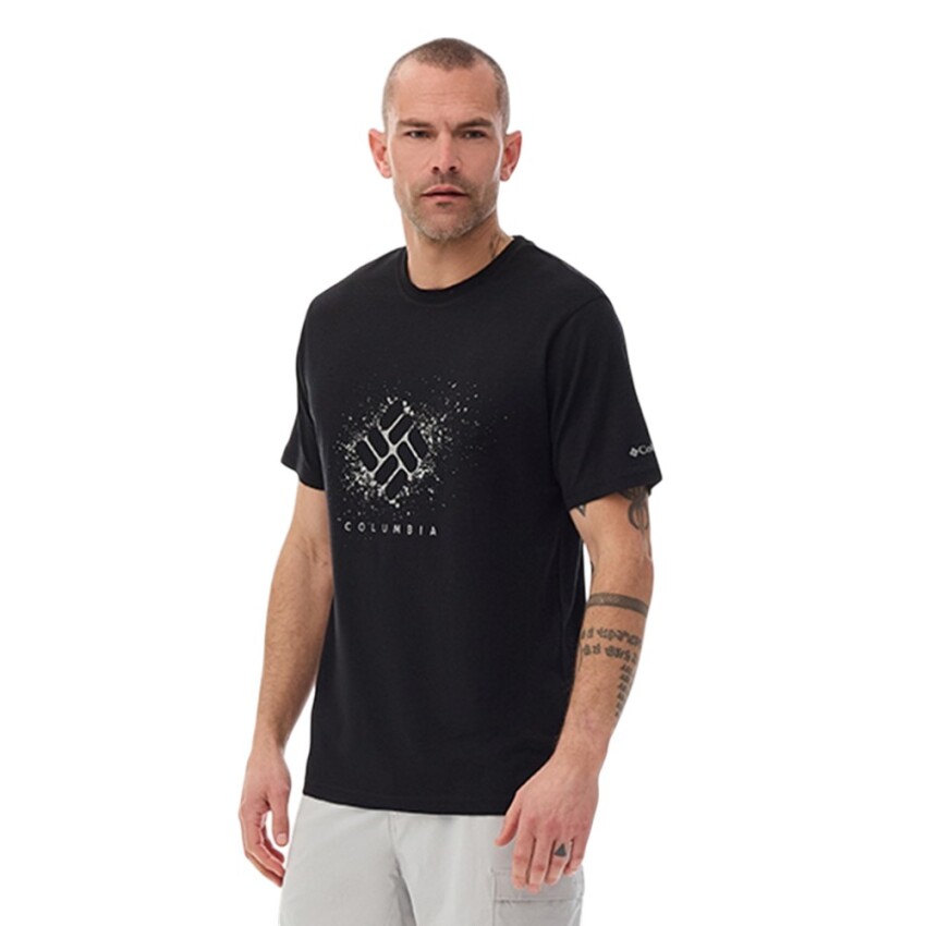 Columbia CS0480 CSC M Splatter Gem SS Tee Siyah Erkek Tshirt - 2