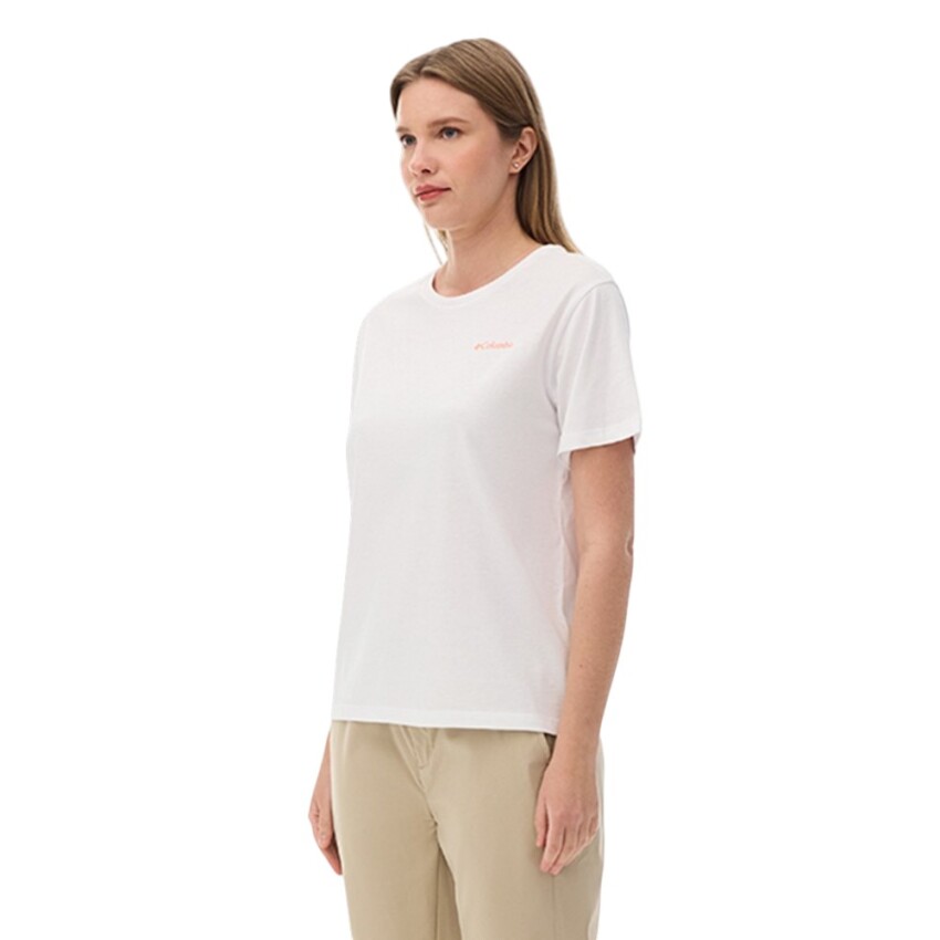 Columbia CS0513 CSC W PFG Inagua Script SS Beyaz Kadın Tshirt - 2