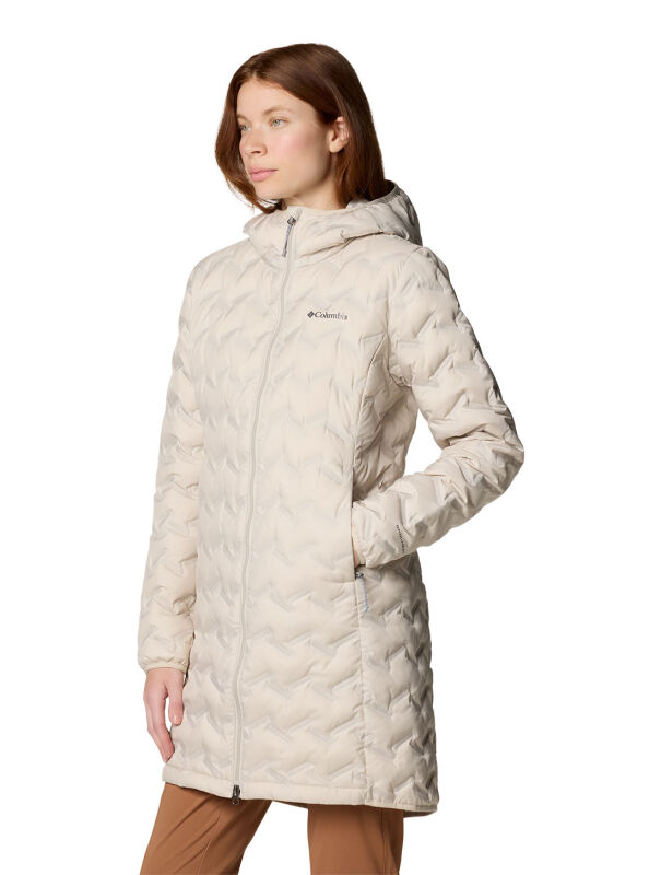 Columbia Delta Ridge II Long Down Jacket Bej Kadın Mont - 4