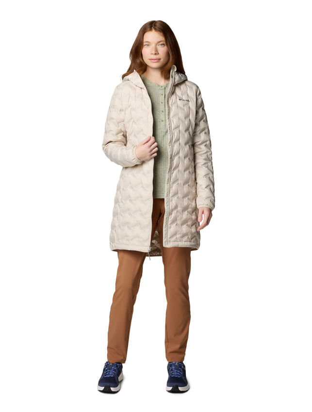 Columbia Delta Ridge II Long Down Jacket Bej Kadın Mont - 3