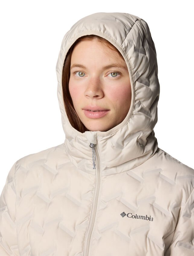 Columbia Delta Ridge II Long Down Jacket Bej Kadın Mont - 5
