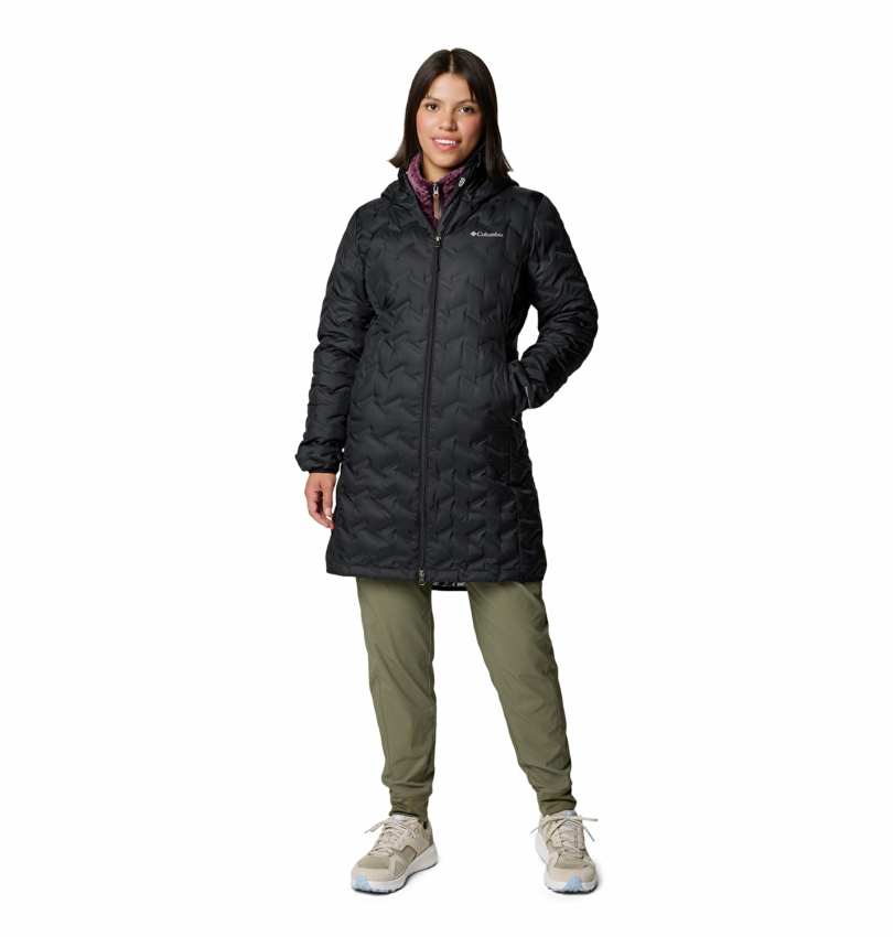 Columbia Delta Ridge II Long Down Jacket Siyah Kadın Mont - 2
