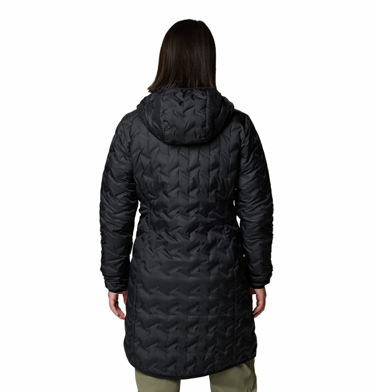 Columbia Delta Ridge II Long Down Jacket Siyah Kadın Mont - 3
