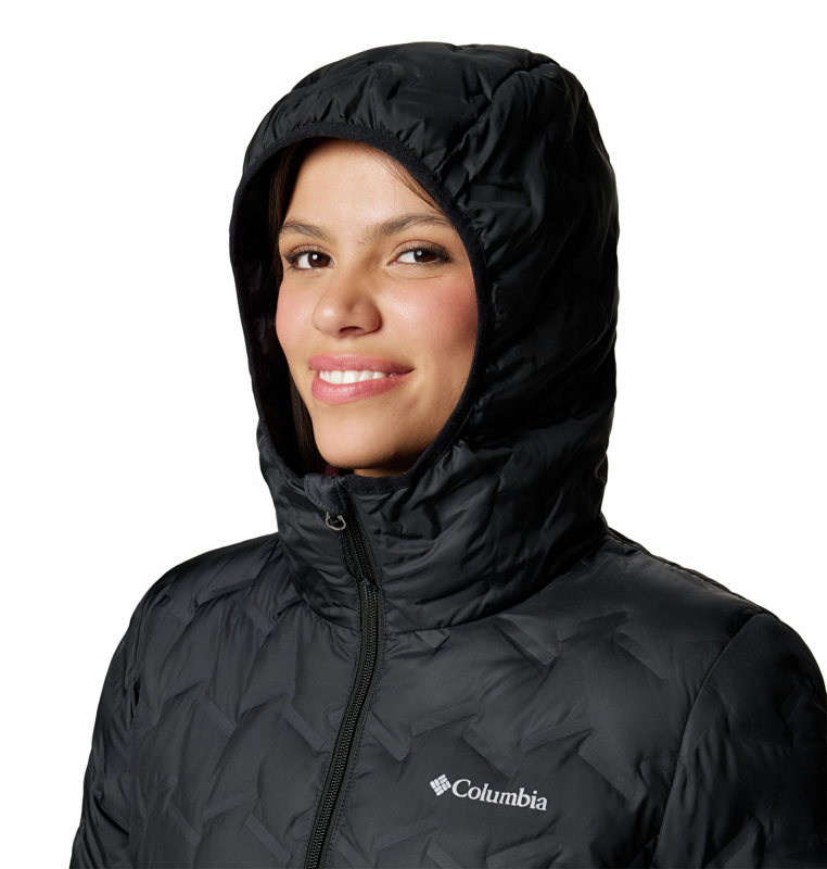 Columbia Delta Ridge II Long Down Jacket Siyah Kadın Mont - 8
