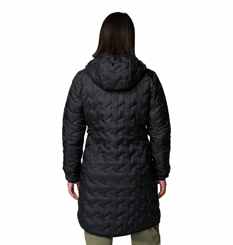 Columbia Delta Ridge II Long Down Jacket Siyah Kadın Mont - 3