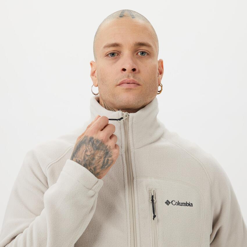 Columbia Fast Trek II Full Zip Fleece Bej Erkek Polar - 2