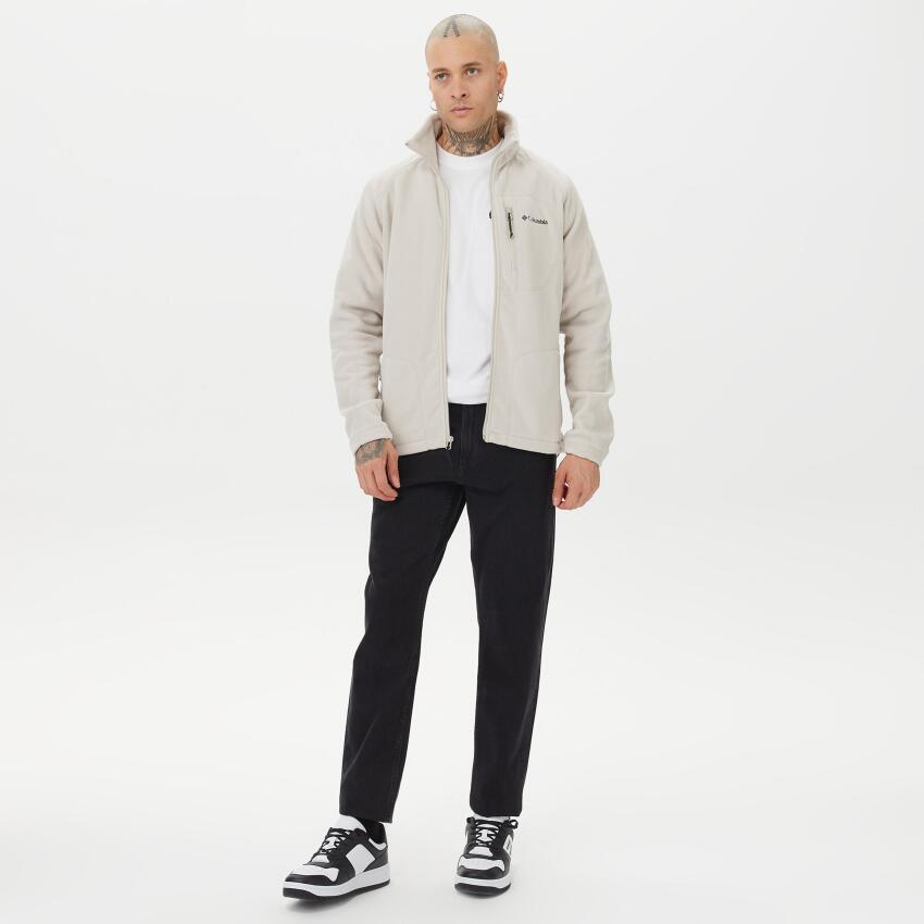 Columbia Fast Trek II Full Zip Fleece Bej Erkek Polar - 3