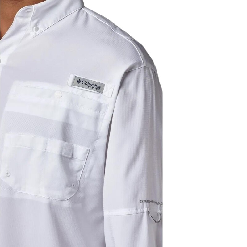 Columbia FM7253 Tamiami II LS Beyaz Erkek Gömlek - 4