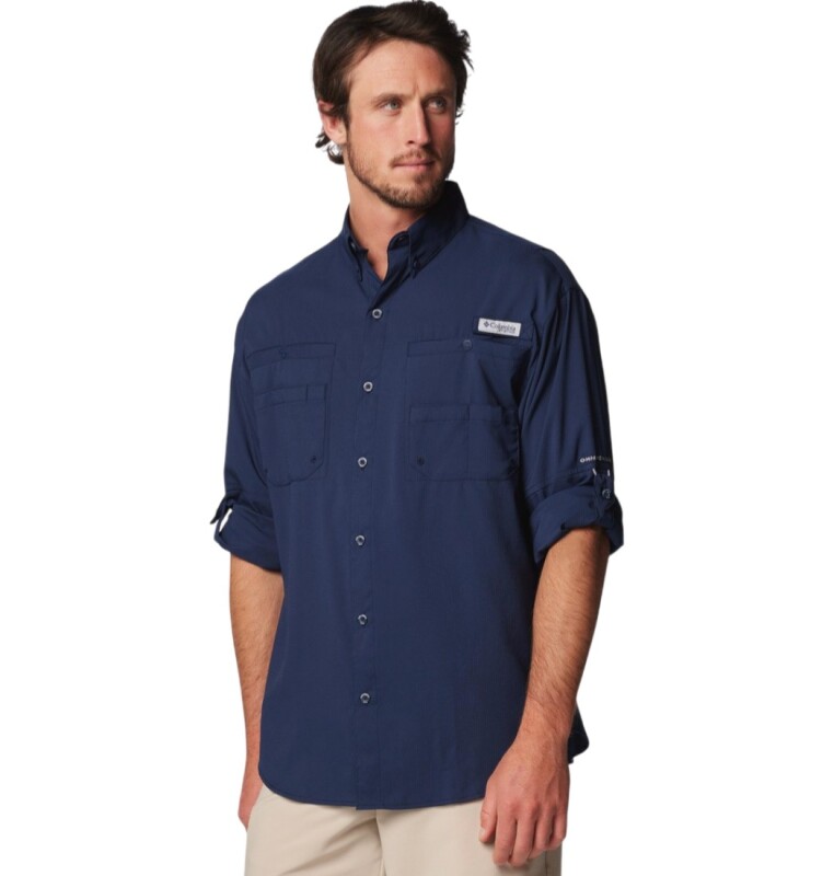 Columbia FM7253 Tamiami II LS Lacivert Erkek Gömlek - 6