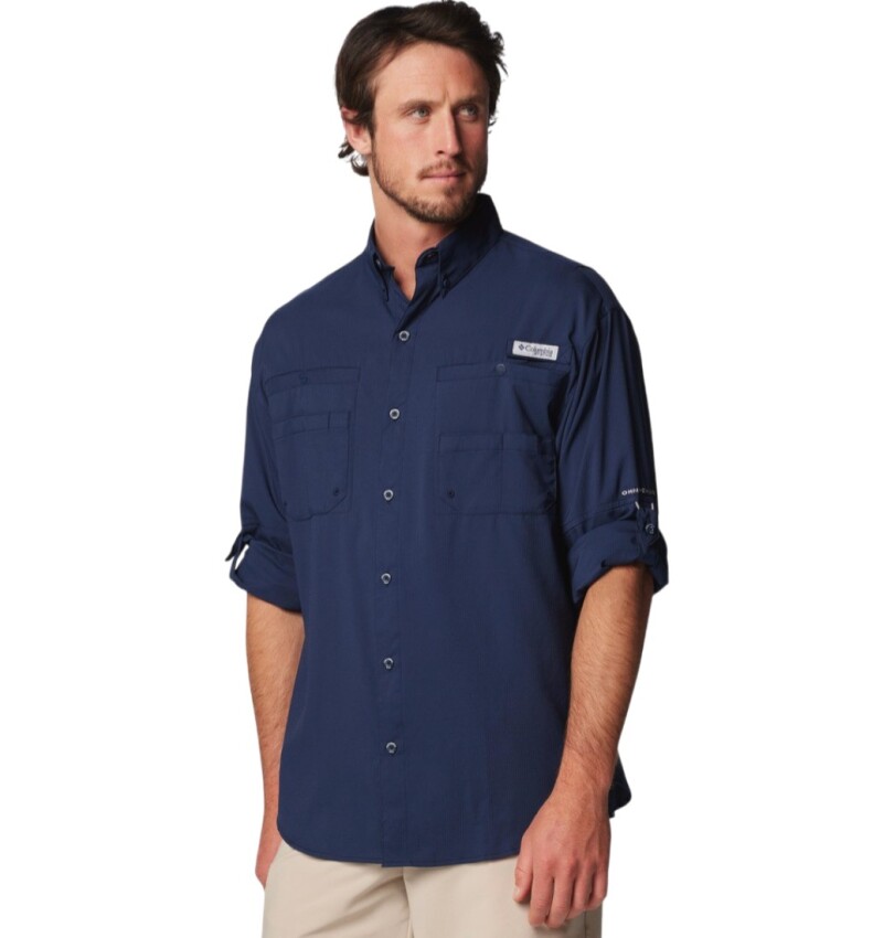 Columbia FM7253 Tamiami II LS Lacivert Erkek Gömlek - 6