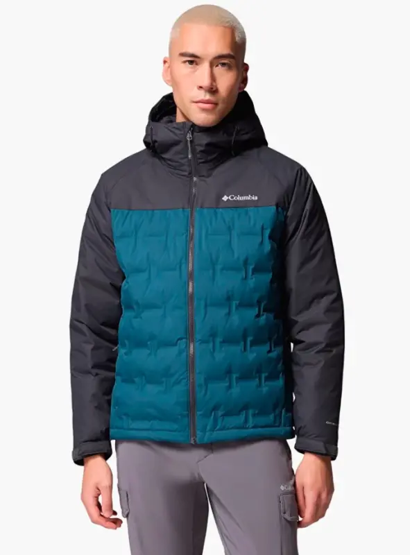 Columbia Grand Trek III Down Hooded Mavi Erkek Mont - 1