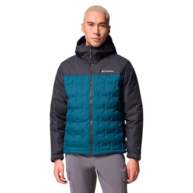 Columbia Grand Trek III Down Hooded Mavi Erkek Mont - Columbia