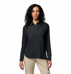Columbia Silver Ridge Utility Ls Shirt Siyah Kadın Gömlek - 1