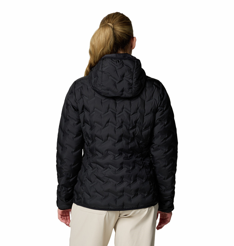Columbia WK2769 Delta Ridge II Down Hooded Jacket Siyah Kadın Mont - 2
