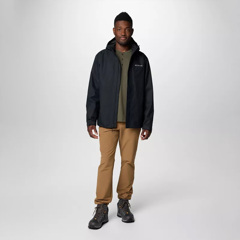 Columbia WM2619 Hikebound II Siyah Erkek Yağmurluk - 3