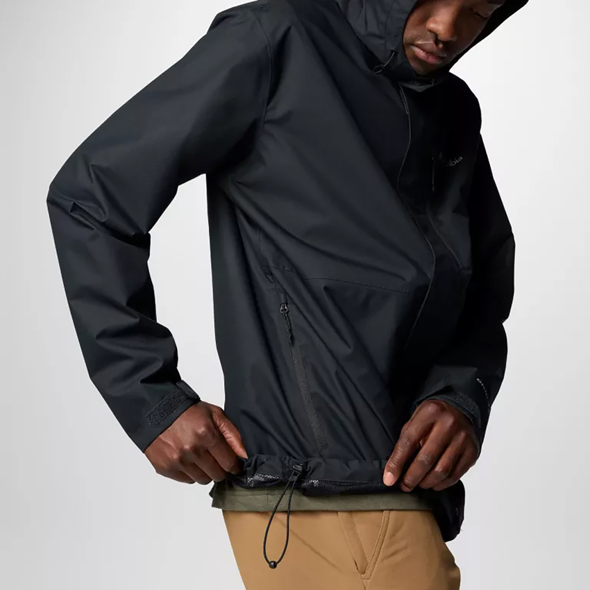 Columbia WM2619 Hikebound II Siyah Erkek Yağmurluk - 6