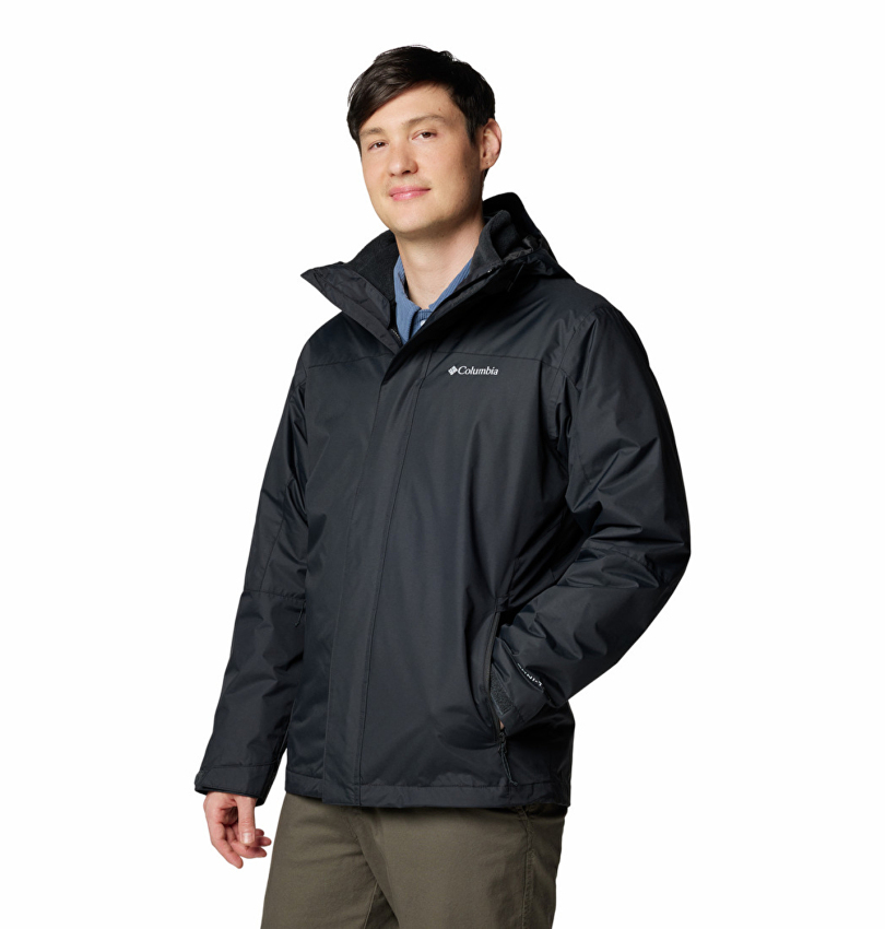 Columbia WM3321 Tunnel Falls II Intercahenge Jacket Siyah Erkek Mont - 4