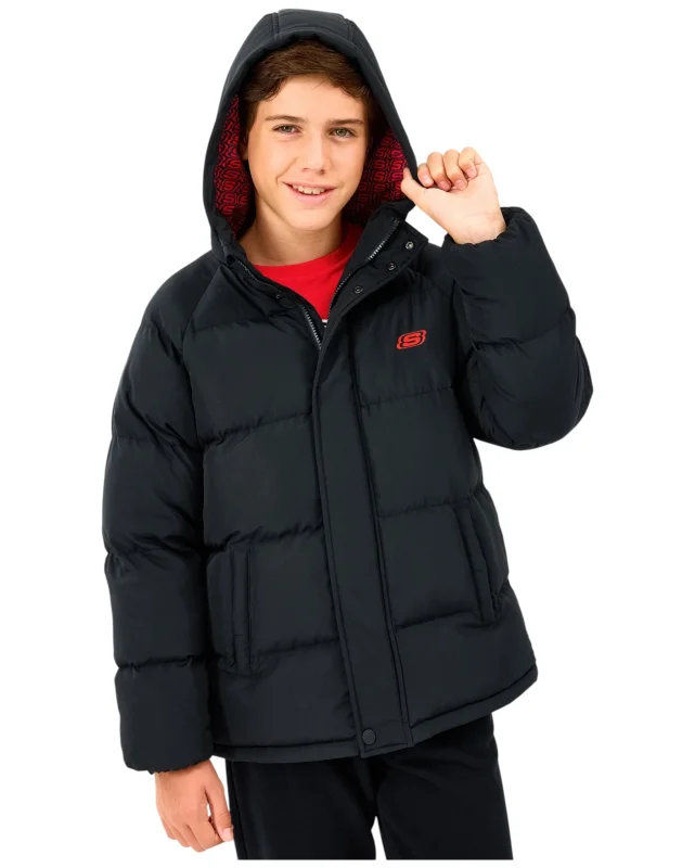 Skechers Puffer Siyah Çocuk Mont - Skechers (1)