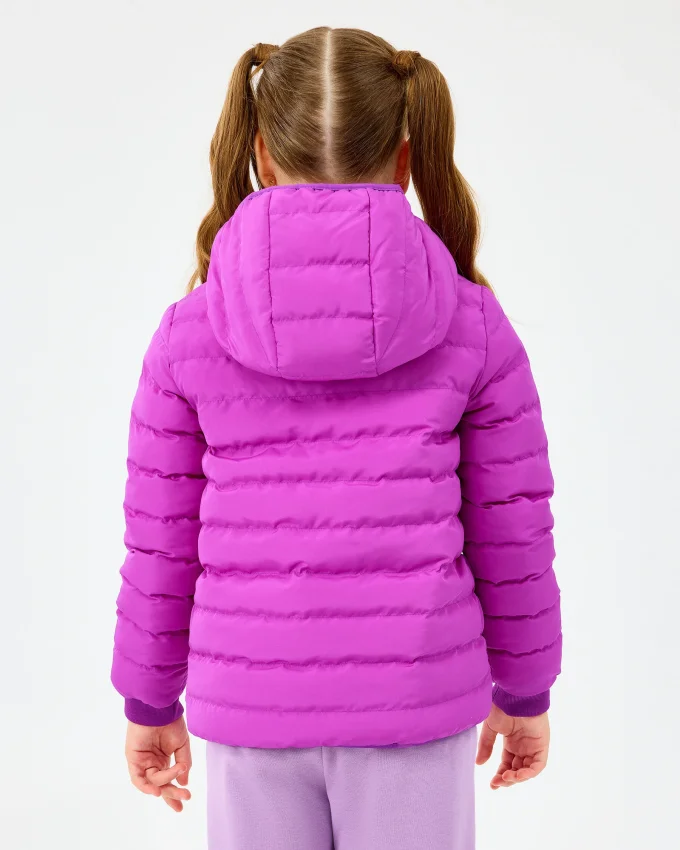 Skechers Double Sided Puffer Mor Çocuk Mont - 2