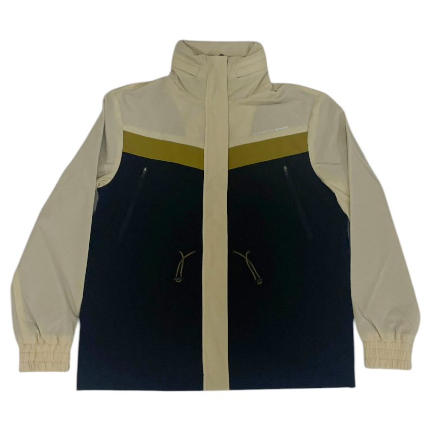 Skechers Adjustable Waisted Full Zip Bej Kadın Mont - 1