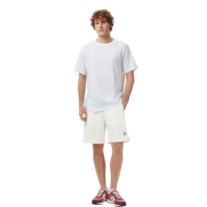 Converse 3D Logo Beyaz Erkek Tshirt - 3