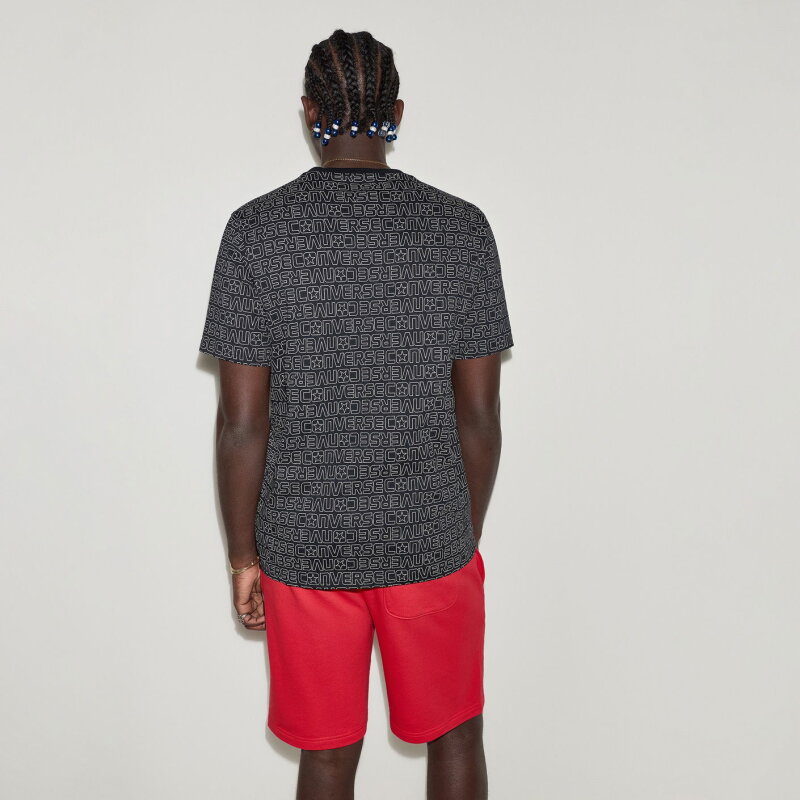 Converse 3D Logo Siyah Erkek Tshirt - 3