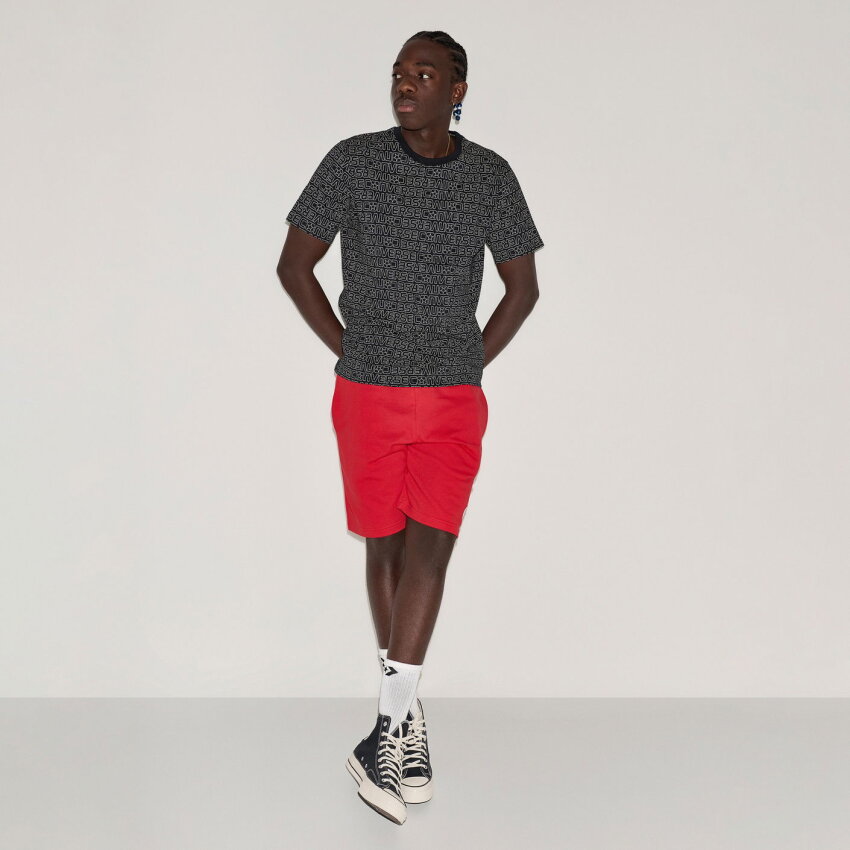 Converse 3D Logo Siyah Erkek Tshirt - 4