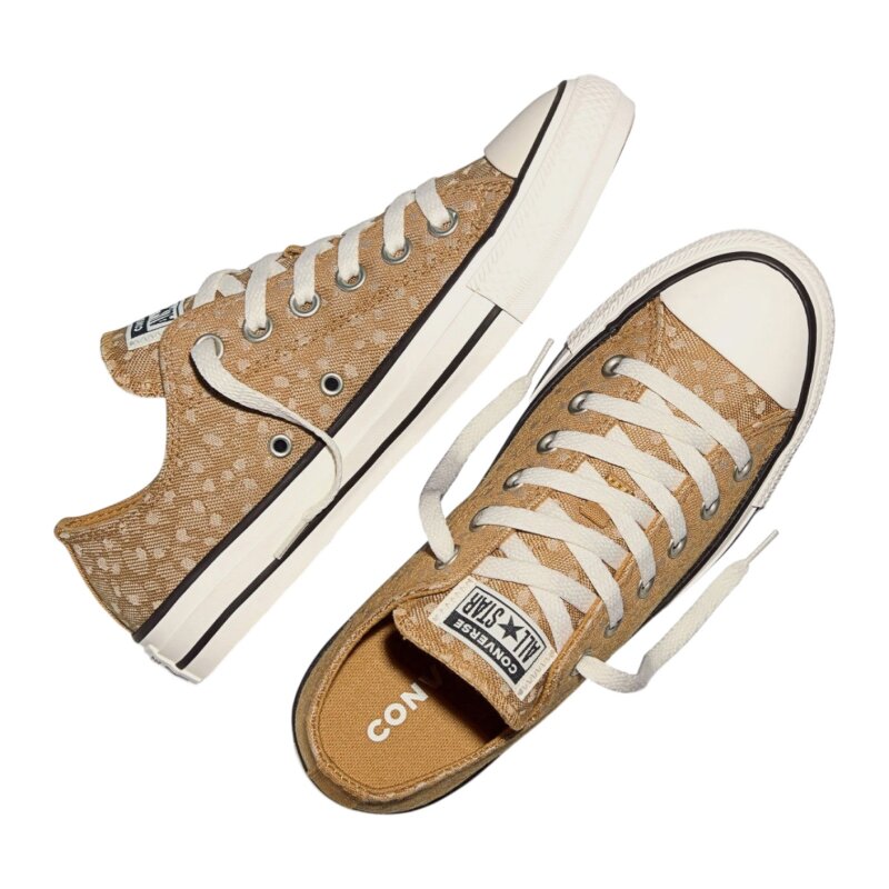 Converse Chuck Taylor All Star Deer Pattern Sarı Kadın Sneaker Ayakkabı - 5
