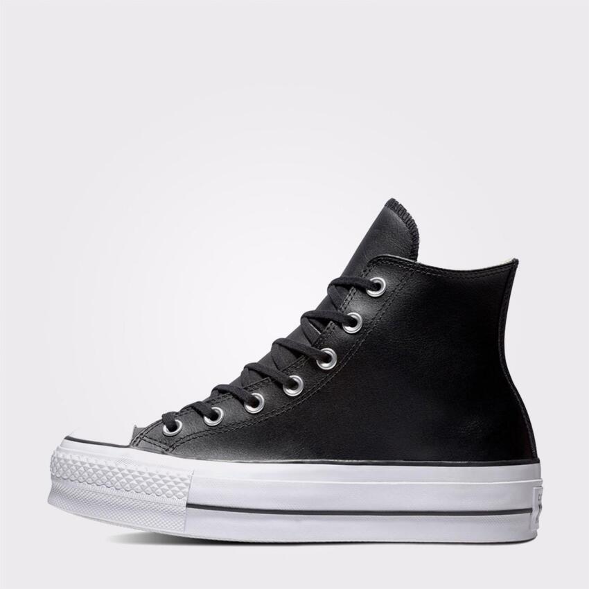 Converse Chuck Taylor All Star Leather Platform SİYAH Kadın Sneaker Ayakkabı - 2