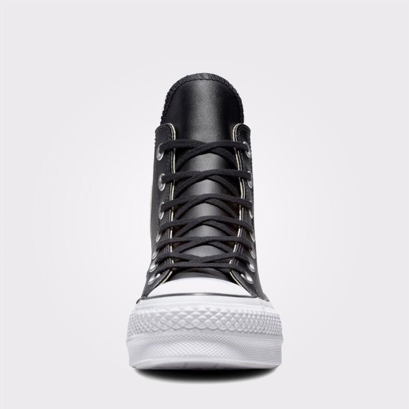Converse Chuck Taylor All Star Leather Platform SİYAH Kadın Sneaker Ayakkabı - 3