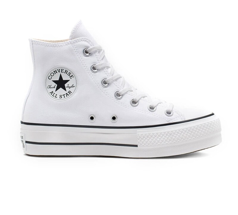 Converse CHUCK TAYLOR ALL STAR LIFT Beyaz-Siyah-Beyaz Kadın Sneaker 560846C-102 - 1