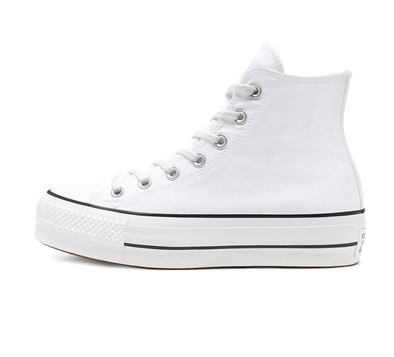Converse CHUCK TAYLOR ALL STAR LIFT Beyaz-Siyah-Beyaz Kadın Sneaker 560846C-102 - 2