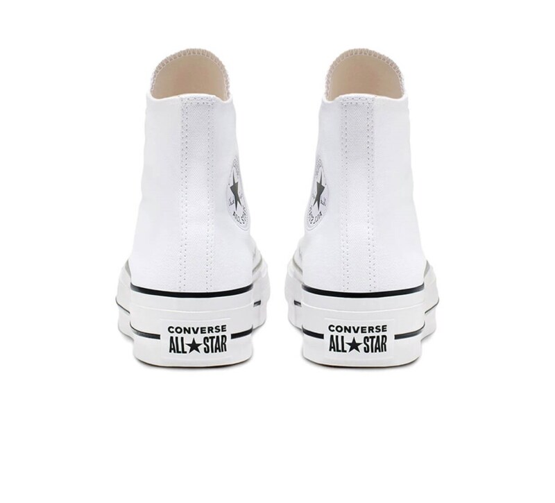 Converse CHUCK TAYLOR ALL STAR LIFT Beyaz-Siyah-Beyaz Kadın Sneaker 560846C-102 - 3