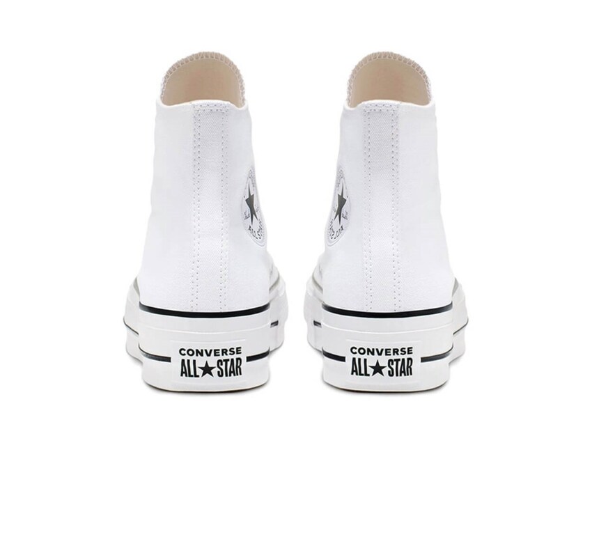 Converse CHUCK TAYLOR ALL STAR LIFT Beyaz-Siyah-Beyaz Kadın Sneaker 560846C-102 - 3