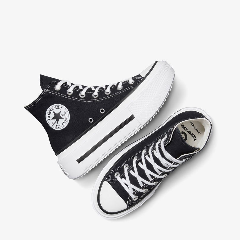 Converse Chuck Taylor All Star Lift Double Stack Siyah Unisex Sneaker Ayakkabı - 7
