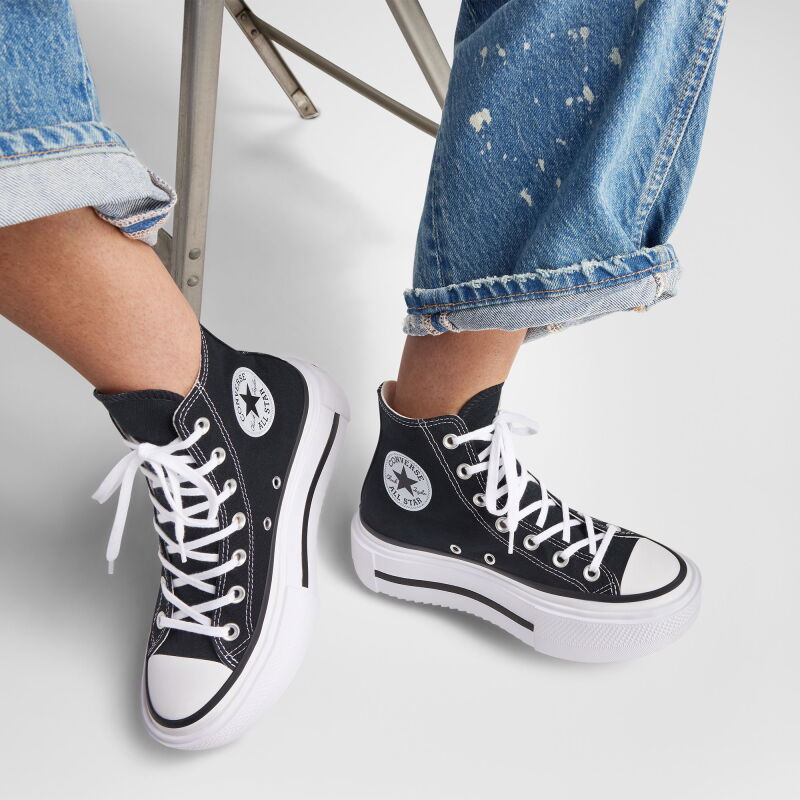 Converse Chuck Taylor All Star Lift Double Stack Siyah Unisex Sneaker Ayakkabı - 11