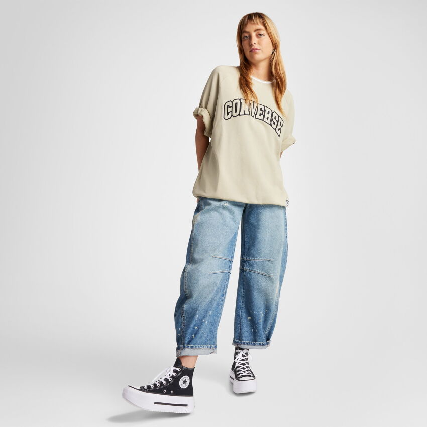 Converse Chuck Taylor All Star Lift Double Stack Siyah Unisex Sneaker Ayakkabı - 12