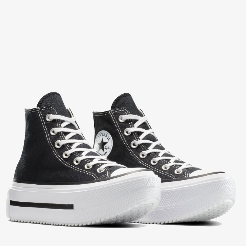 Converse Chuck Taylor All Star Lift Double Stack Siyah Unisex Sneaker Ayakkabı - 4