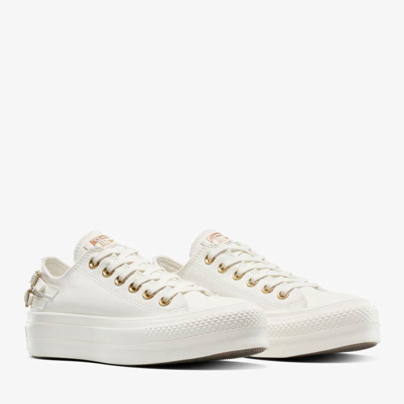 Converse Chuck Taylor All Star Lift Platform Buckle Kadın Sneaker Ayakkabı - 4