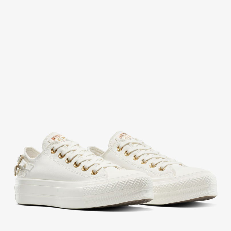 Converse Chuck Taylor All Star Lift Platform Buckle Kadın Sneaker Ayakkabı - 4