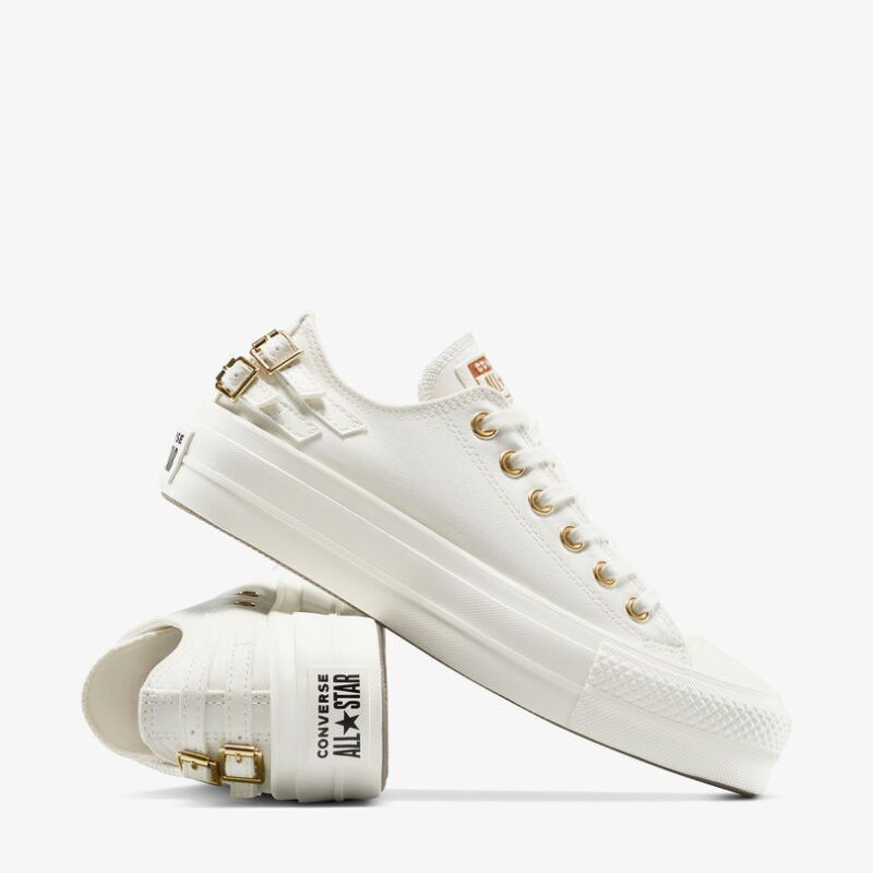 Converse Chuck Taylor All Star Lift Platform Buckle Kadın Sneaker Ayakkabı - 6