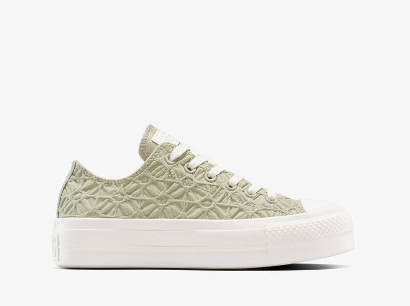 Converse Chuck Taylor All Star Lift Platform Textured Material Kadın Sneaker Ayakkabı - 1